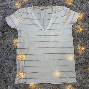 White striped t-shirt